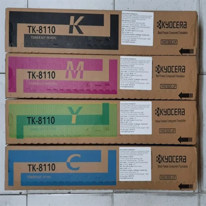 Kyocera Tk8110 Cyan,Yellow,Magenta,Black Toner Cartridge Set