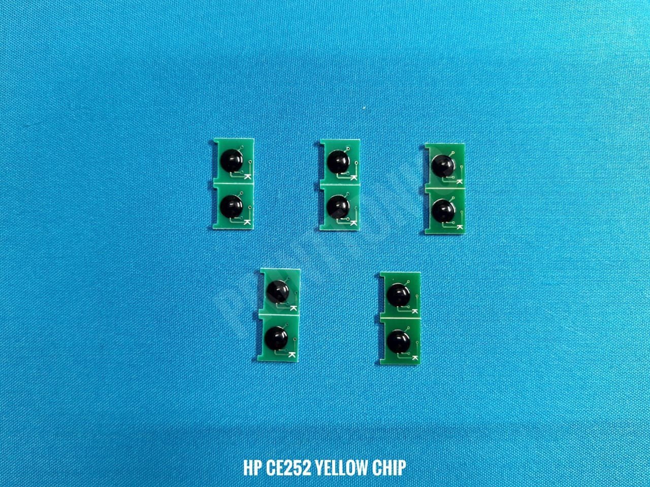 PRINT TONIC HP CE252 YELLOW RESET CHIP (10 PCS)