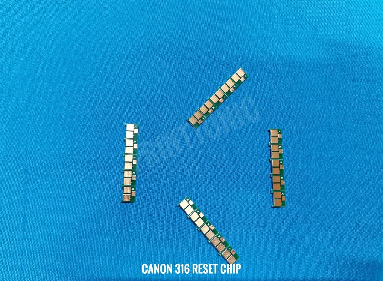 PRINT TONIC CANON 316 RESET CHIP 4 COLOR (5 SET)