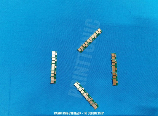 PRINT TONIC CANON CRG-331 BLACK +TRI COLOR RESET CHIP (5 SET)
