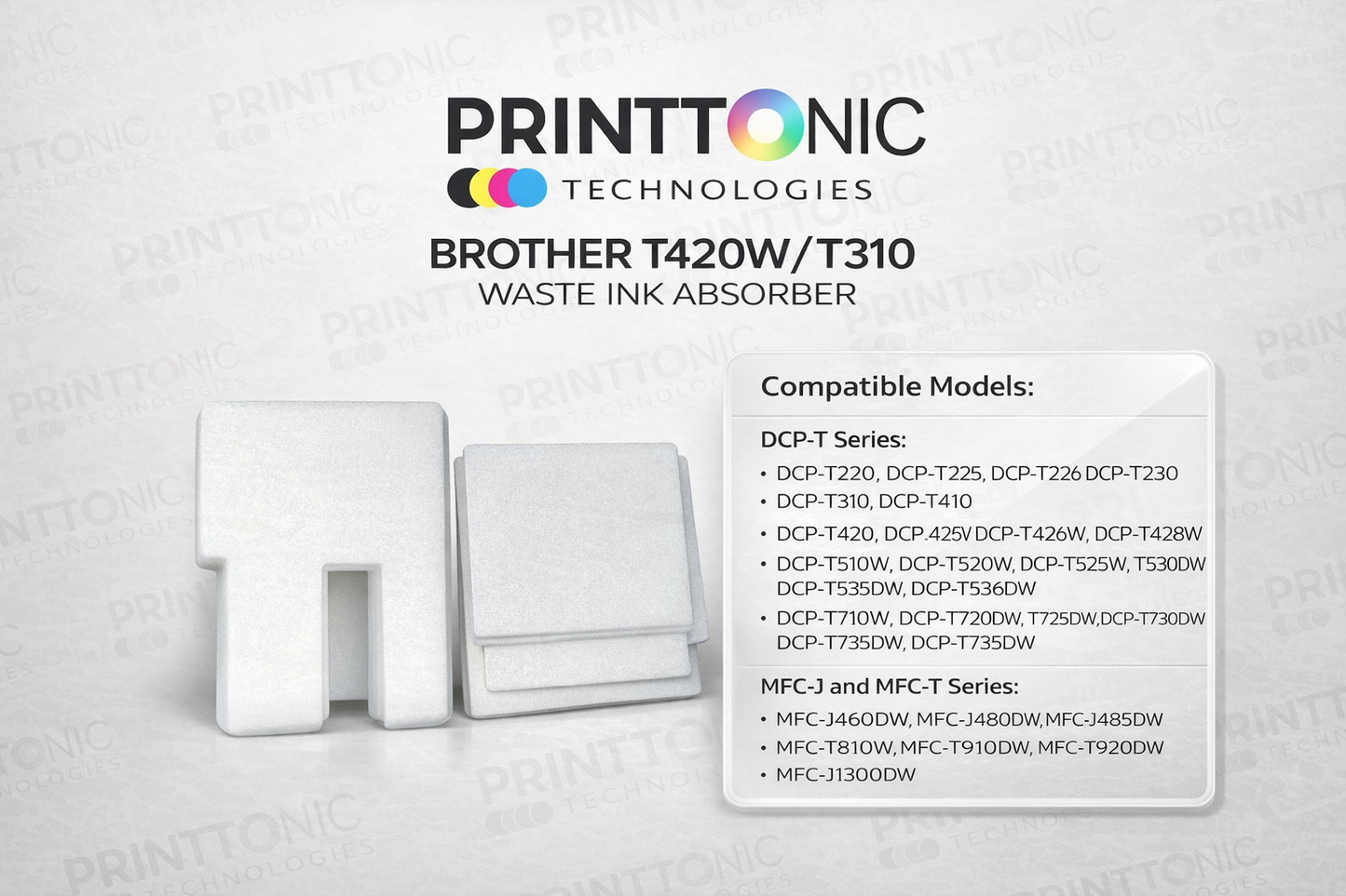 BROTHER T420W WASTE INK ABSORBER