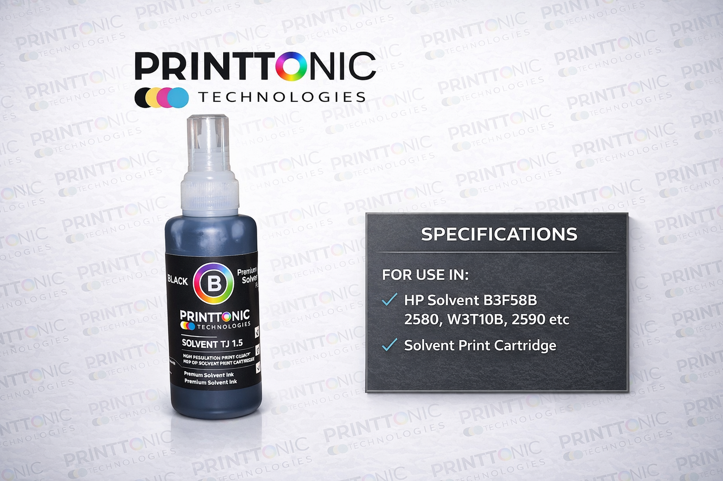 HP 2590 SOLVENT CARTRIDGE INK 100 ML