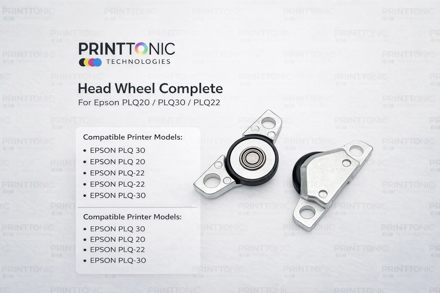 Head Wheel (Head Roller) Complete For Epson Plq20 / PLQ30 / PLQ22