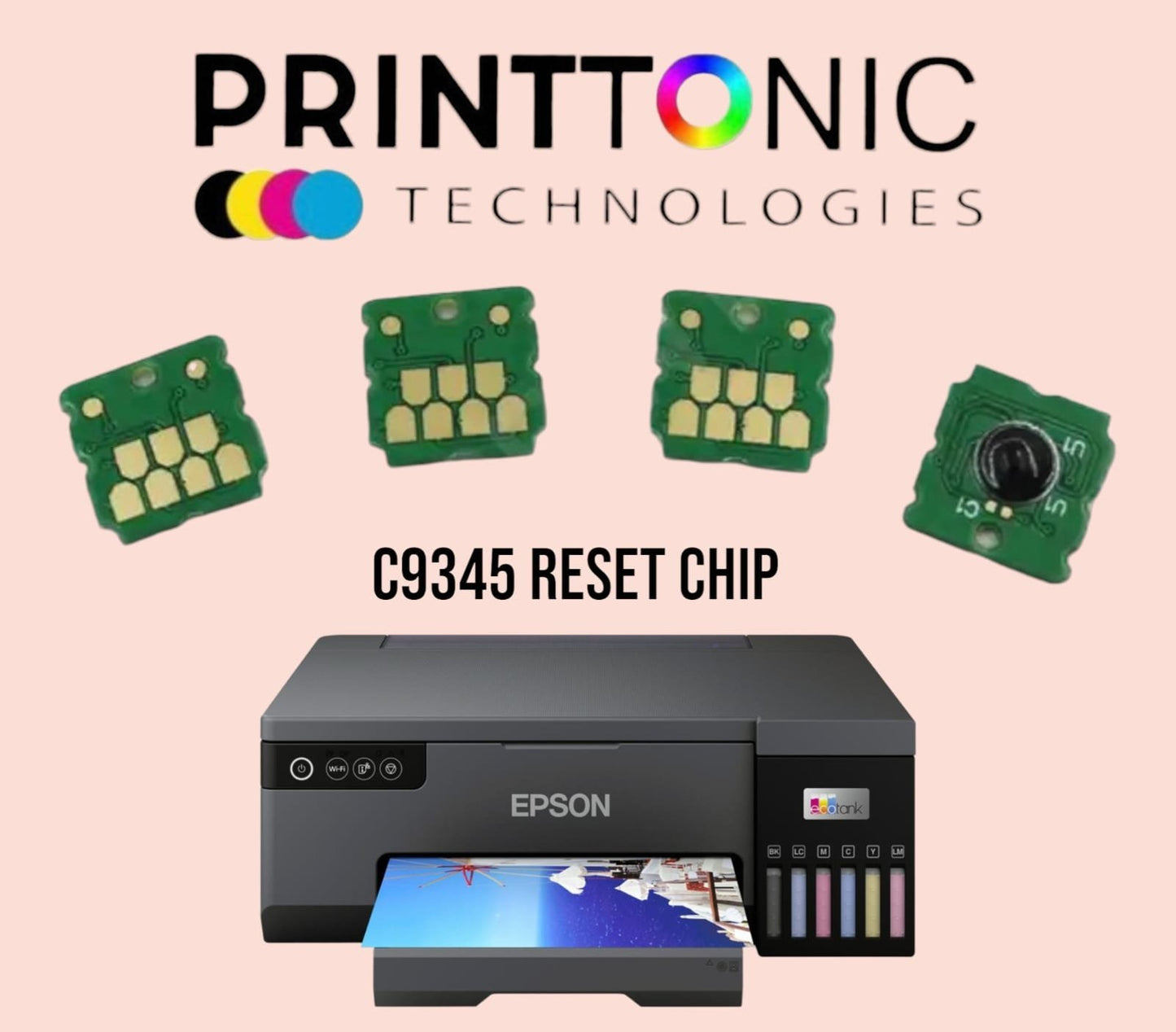 C9345 Maintenance Tank Chip Reset for Printer ET-5800 16600 L15150 15160 WF7820 ST-C8000 L8168 L8188 L8050 L18050