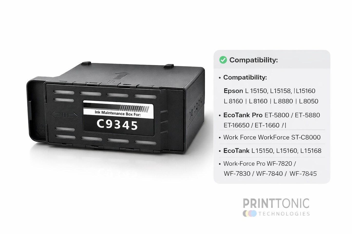 Maintenance Box Epson C9345 For EcoTank L15150 L15160 Printer (C12C934591)
