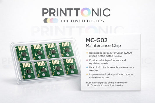 Canon Mc-G02 Maintenance Box Chip G2020/G2060/G2070/G3050/G3060/G3070/G570/G560 PrinterCanon