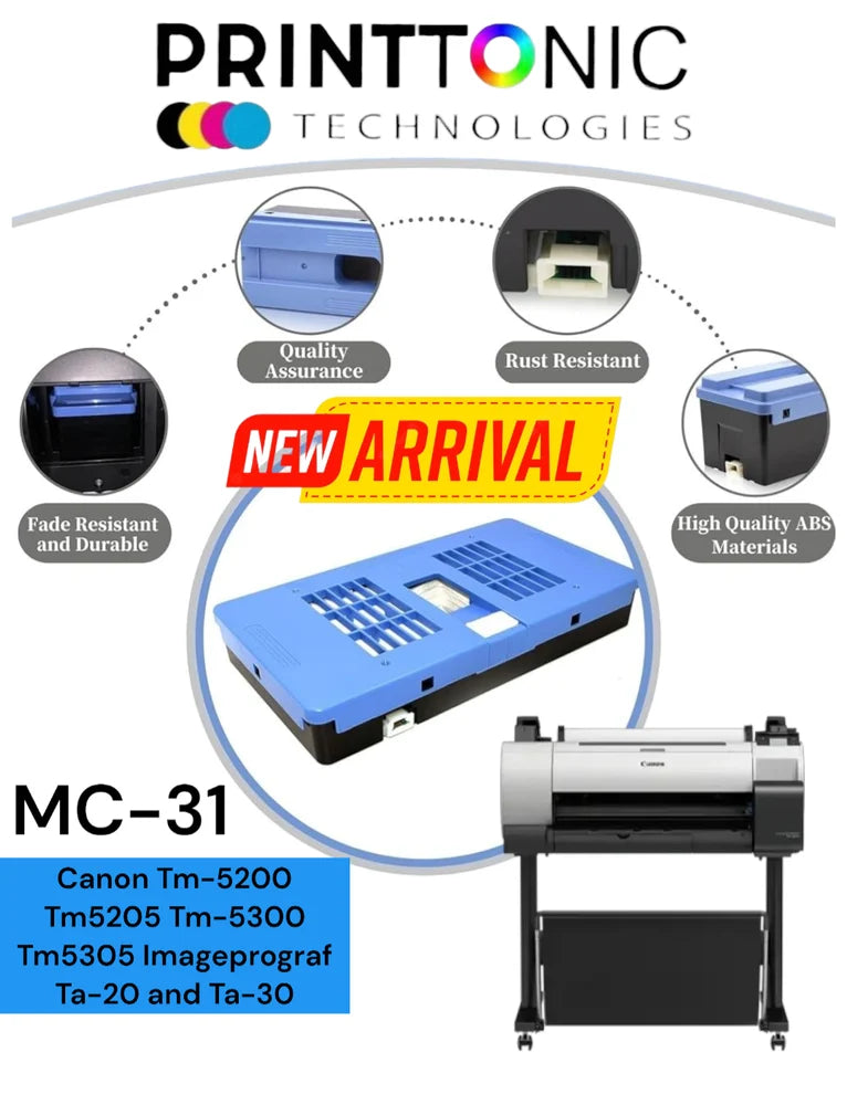 MC-31 Maintenance Box Canon Tm-5200 Tm5205 Tm-5300 Tm5305 for Image prograf Ta-20 and Ta-30