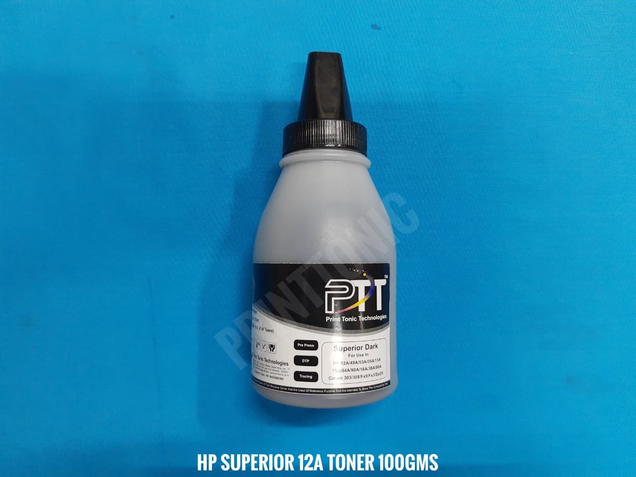 PRINT TONIC HP 12A SUPERIOR TONER POWDER 100GMS (5 BOTTEL)
