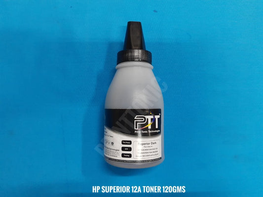 PRINT TONIC HP 12A SUPERIOR TONER POWDER 120GMS (5 BOTTEL)