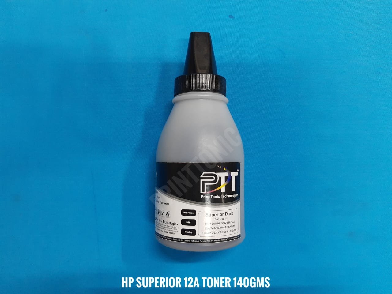 PRINT TONIC HP 12A SUPERIOR TONER POWDER 140GMS (5 BOTTEL)
