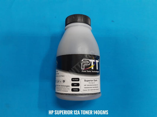 PRINT TONIC HP 12A SUPERIOR TONER POWDER 140GMS (5 BOTTEL)