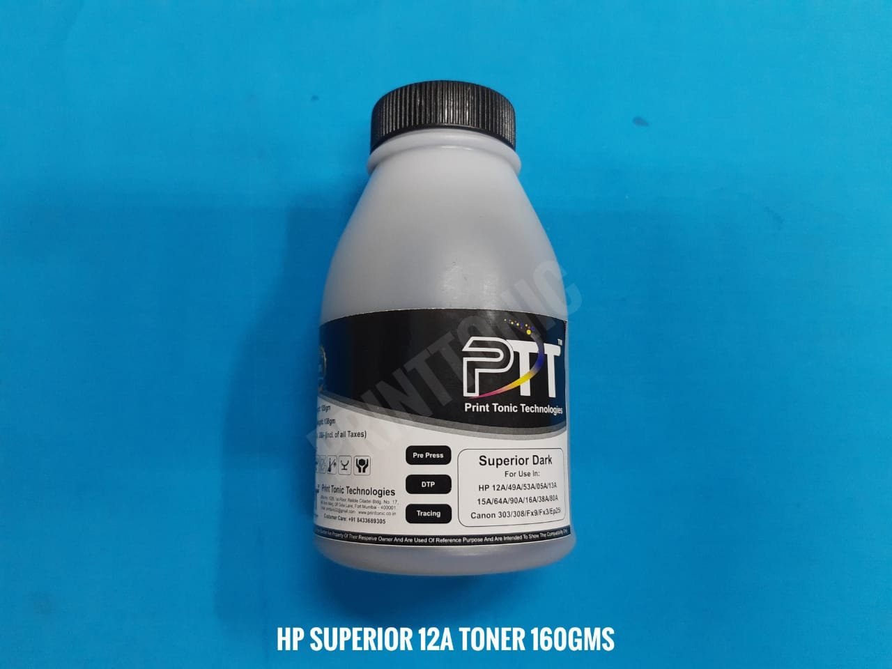 PRINT TONIC HP 12A SUPERIOR TONER POWDER 160GMS (5 BOTTEL)