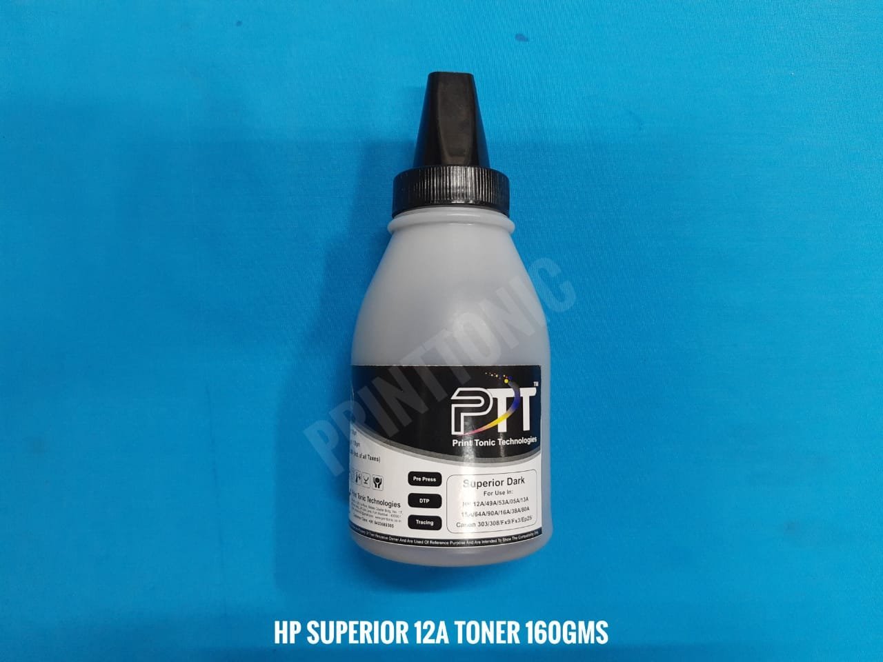 PRINT TONIC HP 12A SUPERIOR TONER POWDER 160GMS (5 BOTTEL)