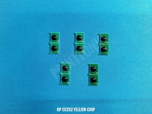 PRINT TONIC HP CE252 YELLOW  RESET CHIP (10 PCS)