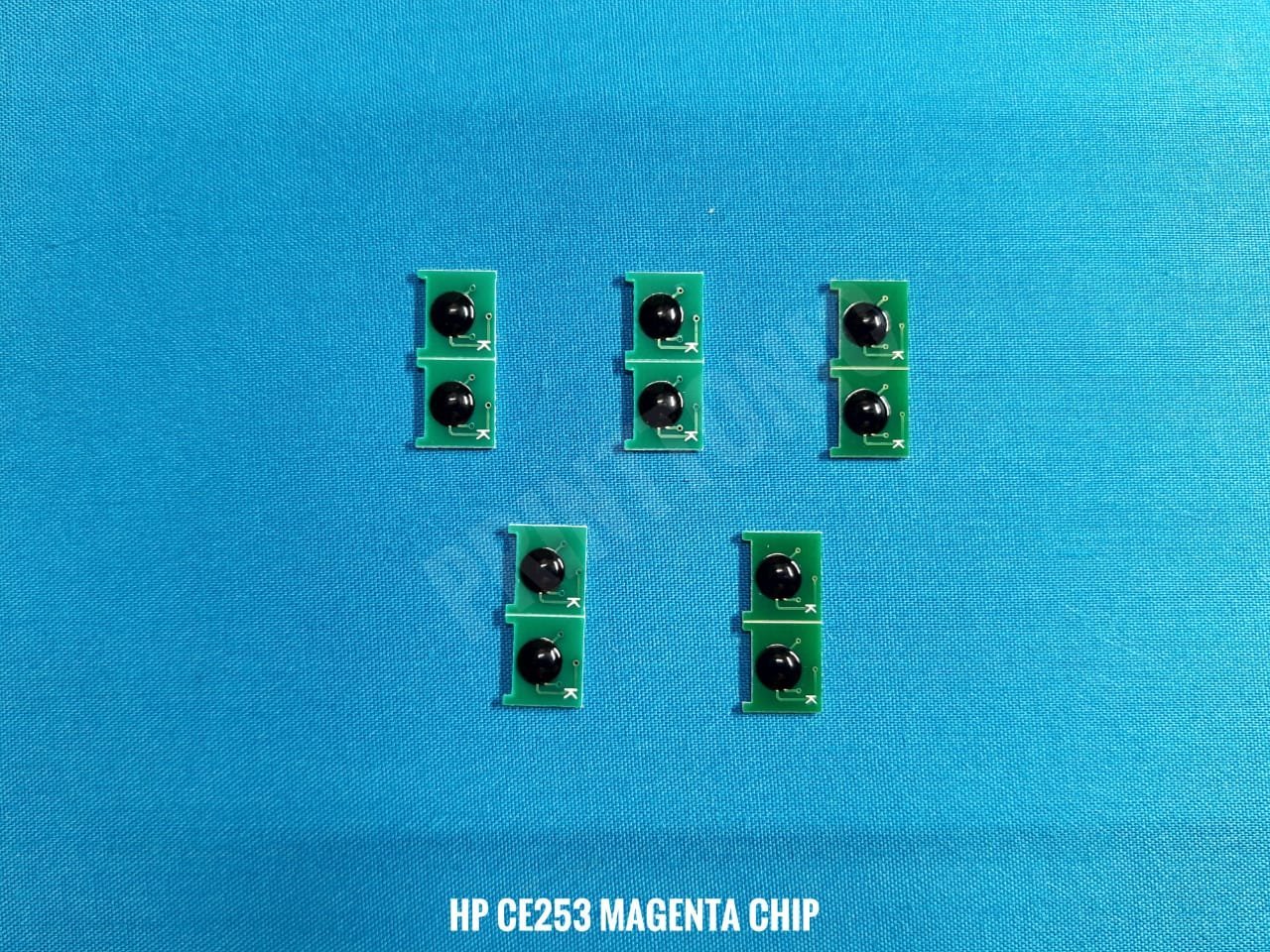 PRINT TONIC HP CE253 MAGENTA  RESET CHIP (10 PCS)