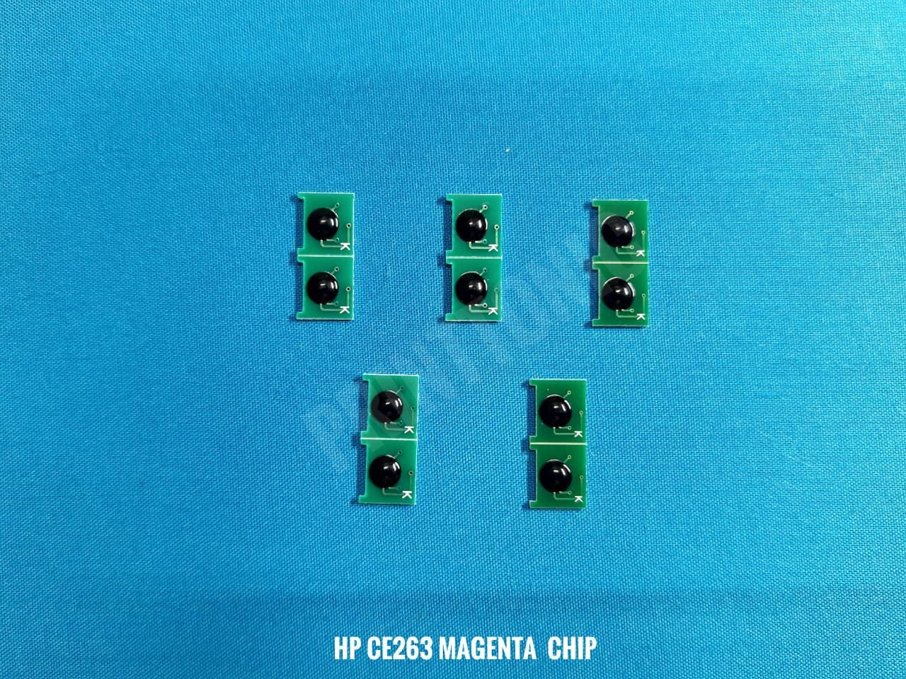 PRINT TONIC HP CE263 MAGENTA RESET CHIP (10 PCS)