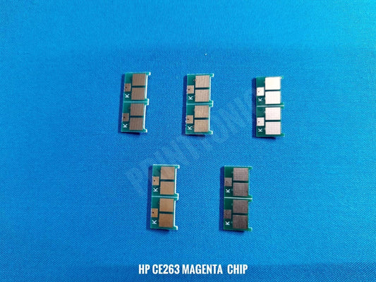 PRINT TONIC HP CE263 MAGENTA RESET CHIP (10 PCS)