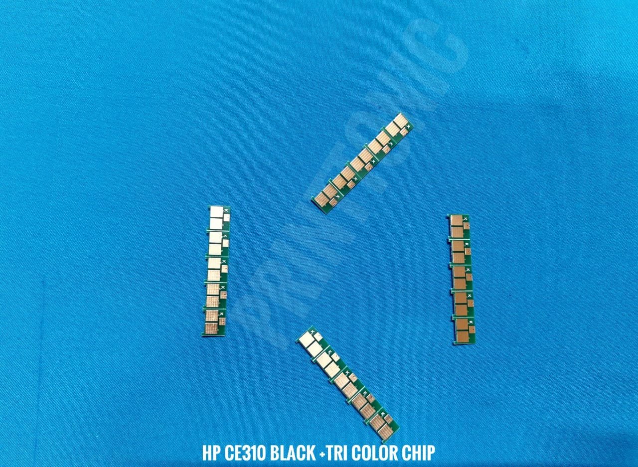 PRINT TONIC HP CE310-313  RESET CHIP 4 COLOR (5  SET)