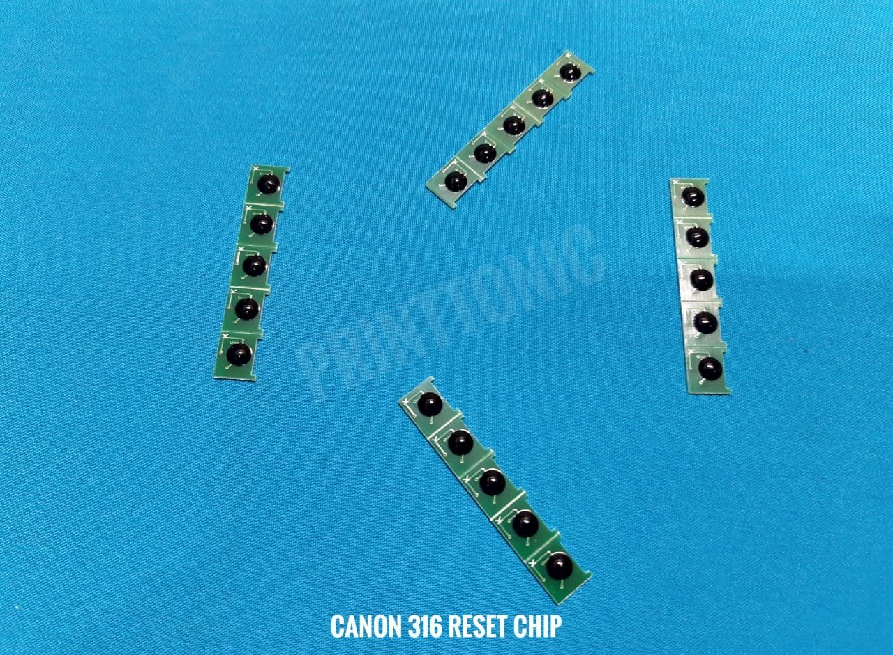 PRINT TONIC CANON 316 RESET CHIP  4 COLOR (5 SET)