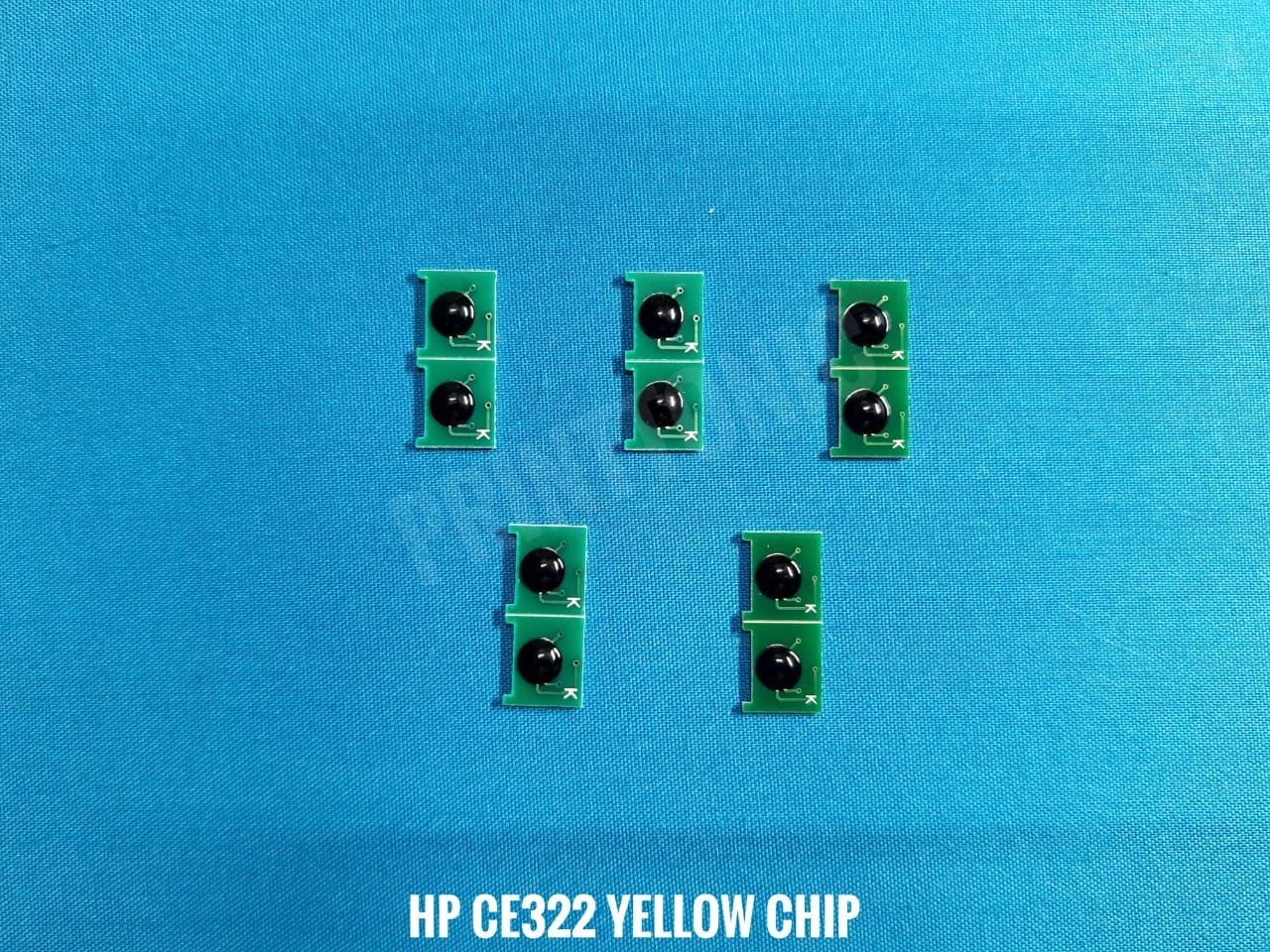 PRINT TONIC HP CE322 YELLOW RESET CHIP (10 PCS)