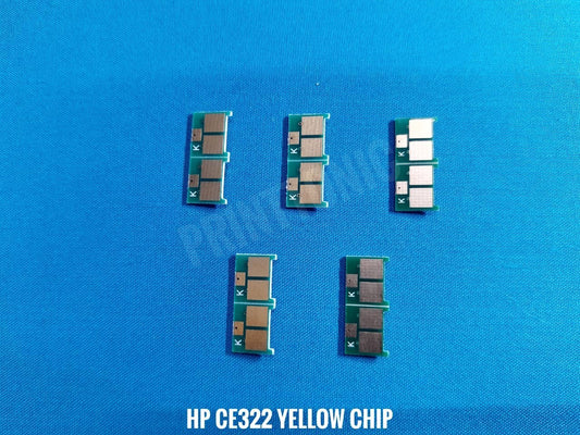PRINT TONIC HP CE322 YELLOW RESET CHIP (10 PCS)