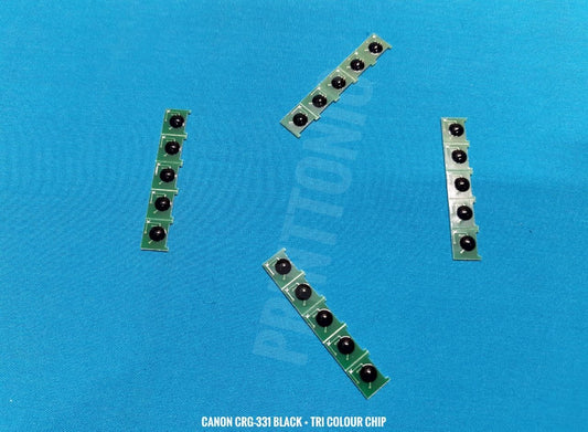 PRINT TONIC CANON CRG-331 BLACK +TRI COLOR RESET CHIP (5 SET)