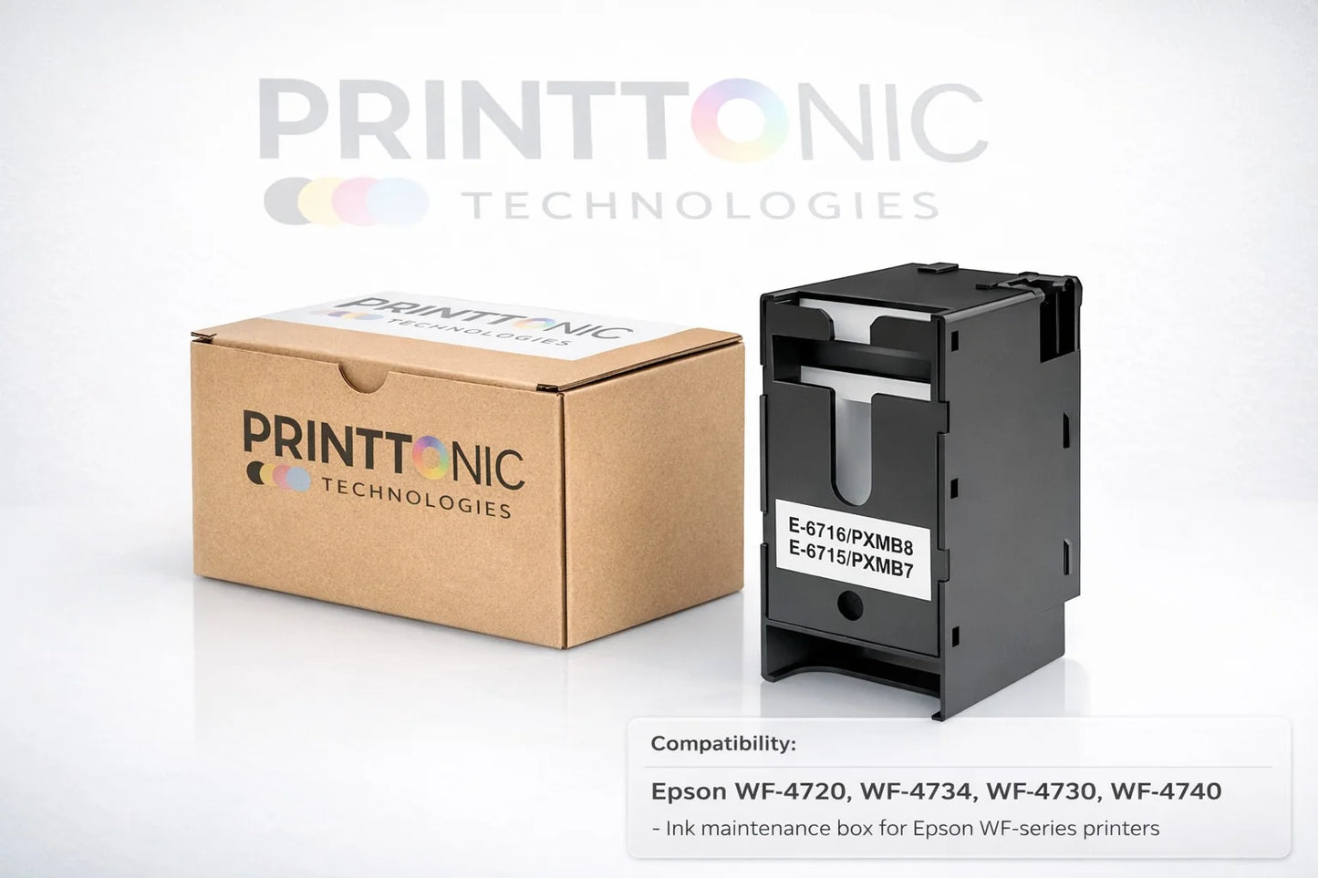 T6715 T6716 Ink Maintenance Box  for Workforce Pro ET-8700 WF-C5790 WF-C529R WF-C579R WF-M5299 WF-M5799 WF-C5710 WF-C5290 C5210 WF4720 WF4730 WF4740 WF4734 EC4020 EC4030 EC4040 Printer