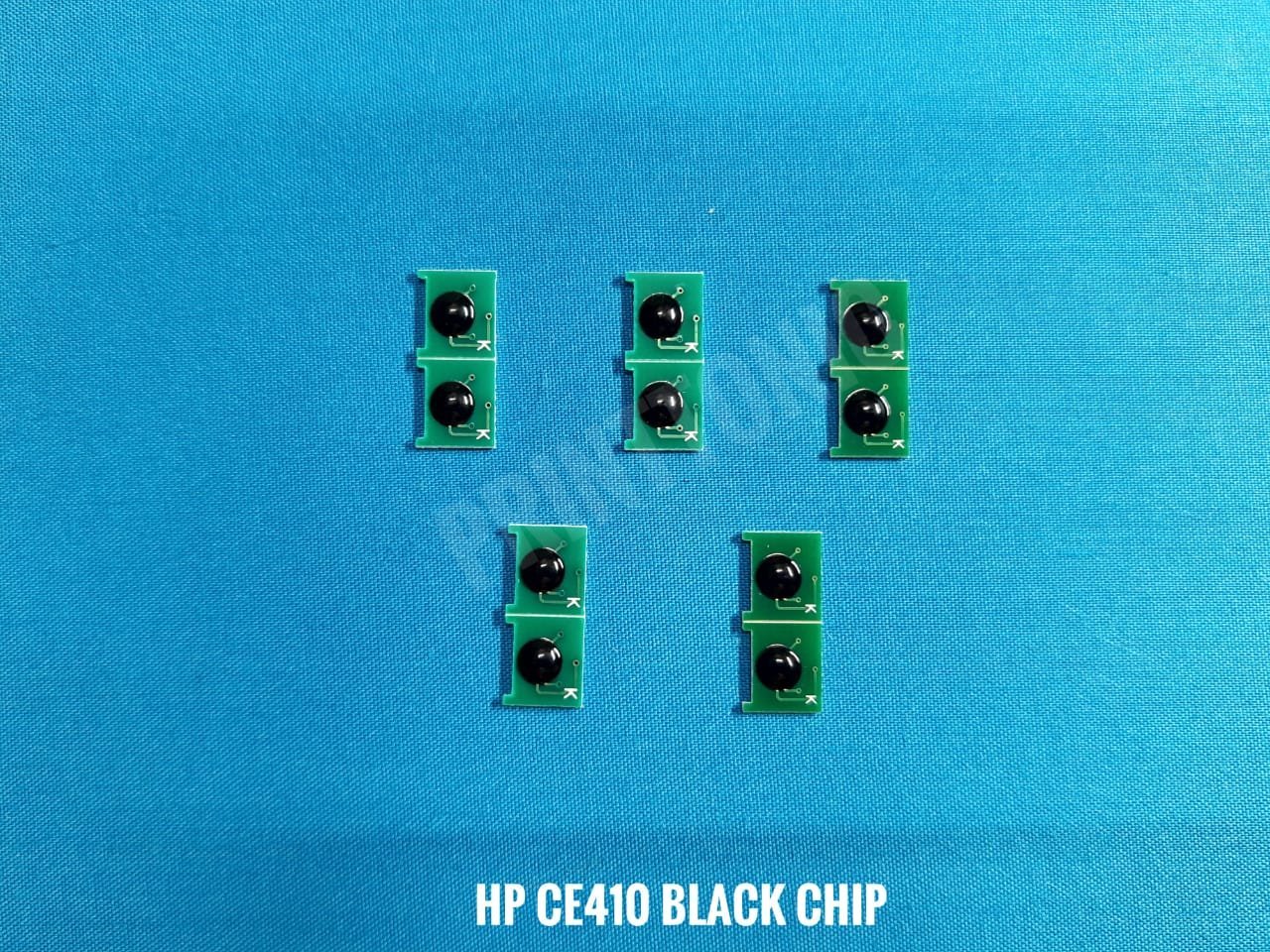 PRINT TONIC HP CE410 BLACK RESET CHIP (10 PCS)