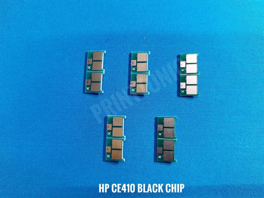 PRINT TONIC HP CE410 BLACK RESET CHIP (10 PCS)