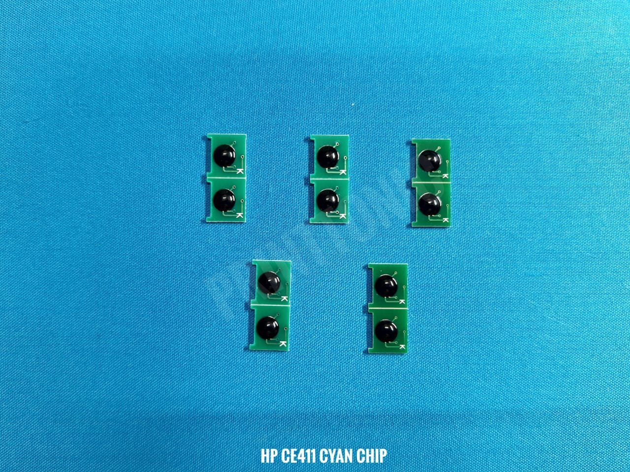 PRINT TONIC HP CE411 CYAN RESET CHIP (10 PCS)