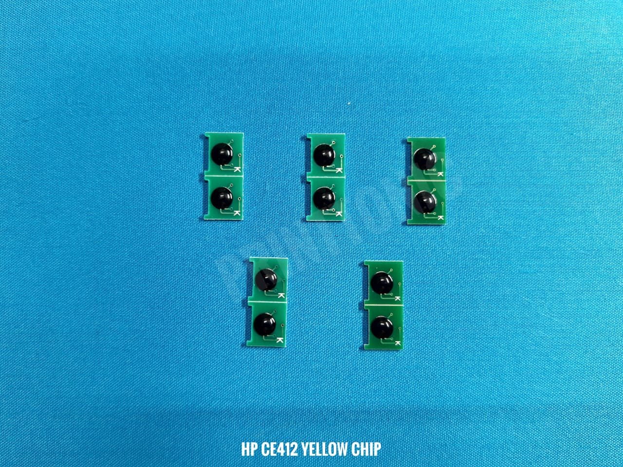 PRINT TONIC HP CE412 YELLOW RESET CHIP (10 PCS)