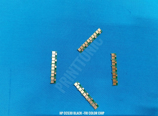 PRINT TONIC HP CC530-533 RESET CHIP 4 COLOR (5 SET)