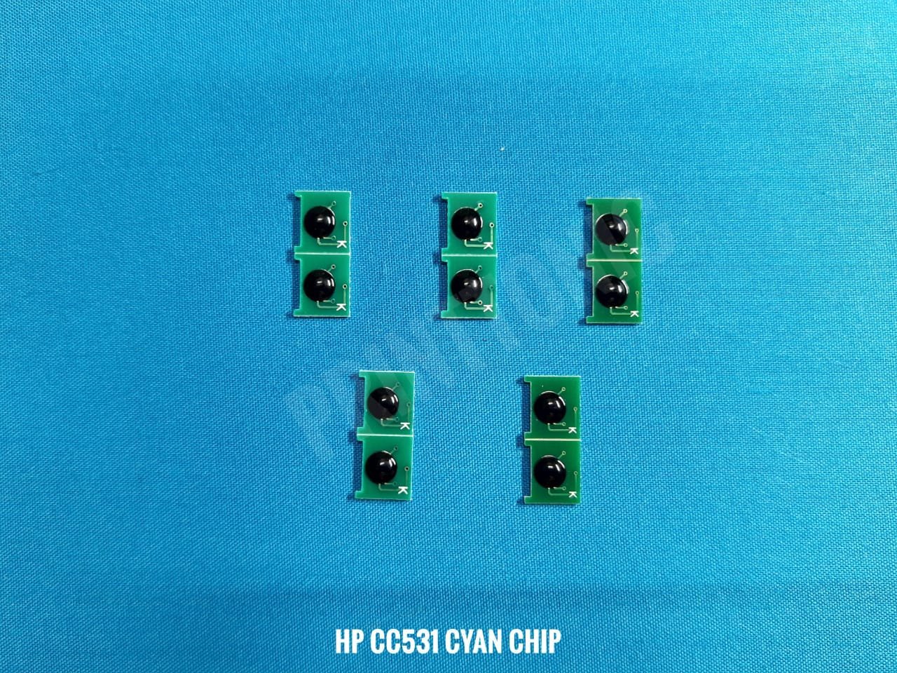 PRINT TONIC HP CC531 CYAN  RESET CHIP (10 PCS)