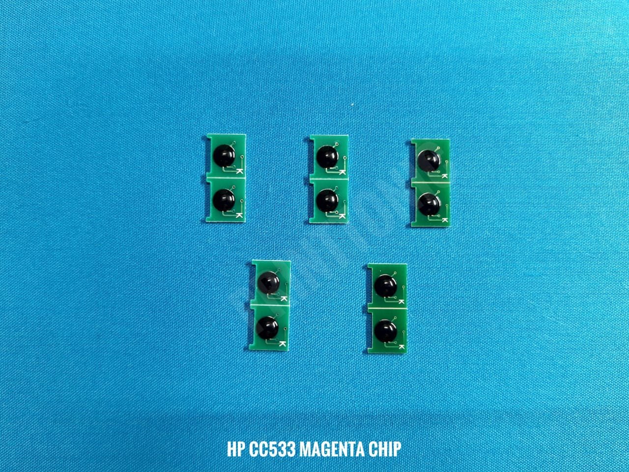 PRINT TONIC HP CC533 MAGENTA  RESET CHIP (10 PCS)