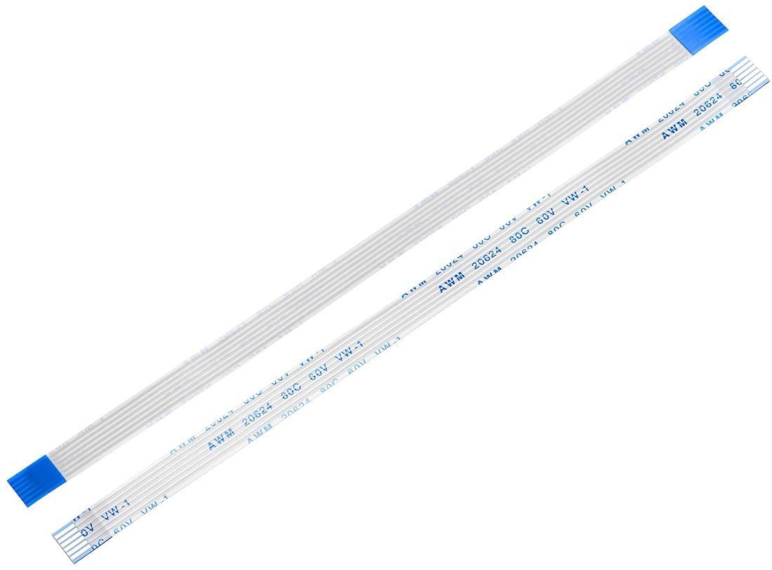 6Pin 1mm Pitch 150mm Opposite Side Connection FFC Ribbon Flexible Flat Cable