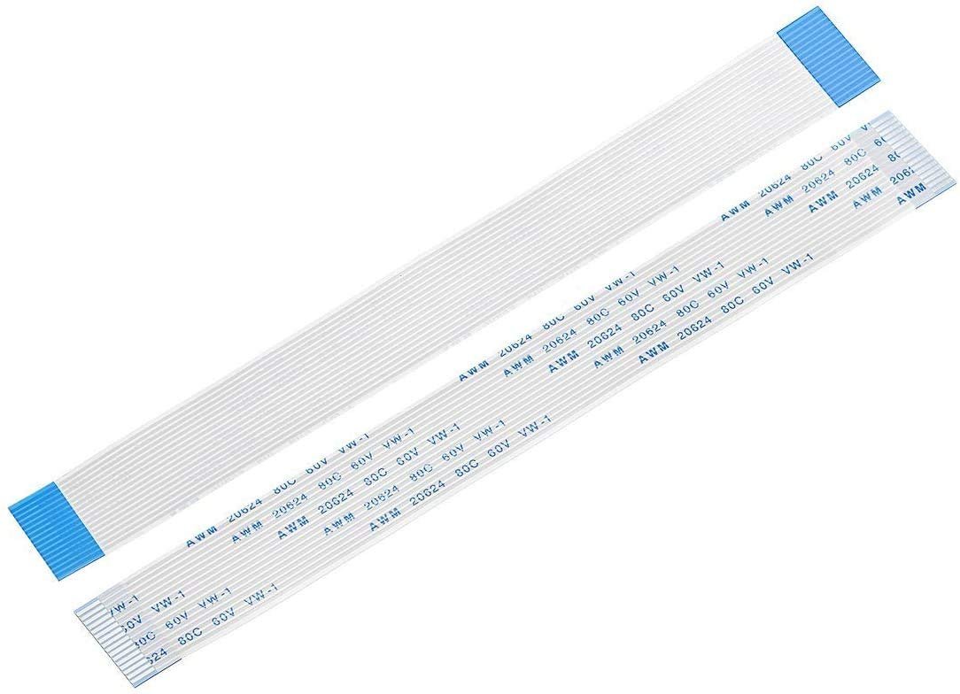 18Pin 0.5mm Pitch 300mm Same Side Connection FFC Ribbon Flexible Flat Cable