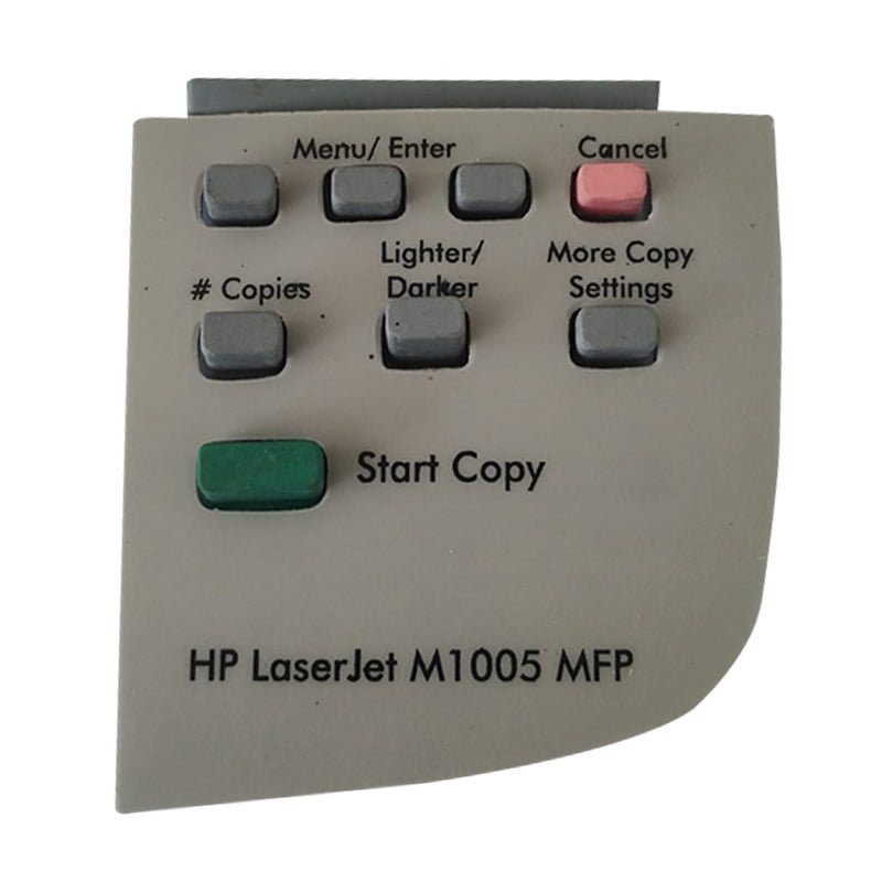 Panel Rubber + Sticker For HP LJ M1005 (SET) Made In India