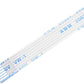 6Pin 1mm Pitch 150mm Opposite Side Connection FFC Ribbon Flexible Flat Cable