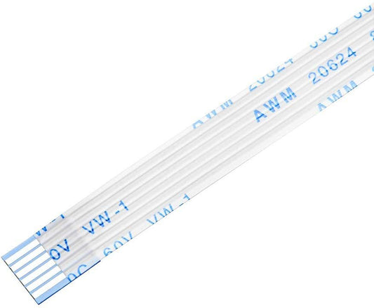 6Pin 1mm Pitch 150mm Opposite Side Connection FFC Ribbon Flexible Flat Cable
