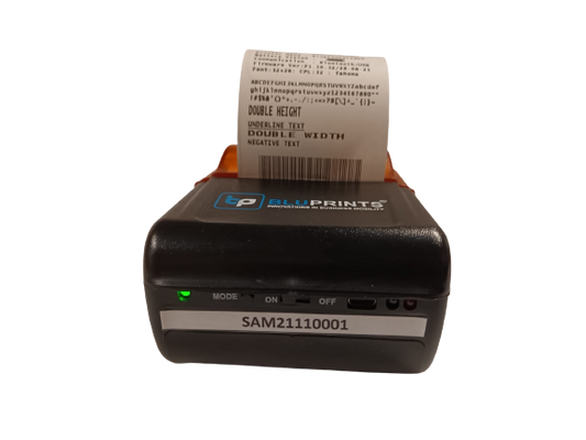 Sampann – BluPrints (2 Inch/58MM) Bluetooth /USB enabled Mobile Thermal Printer