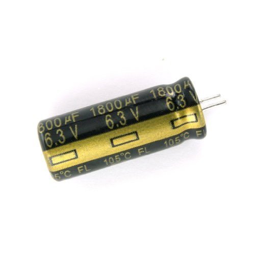 FL 1800uF 6.3v 105c Radial Electrolytic Capacitor Low ESR