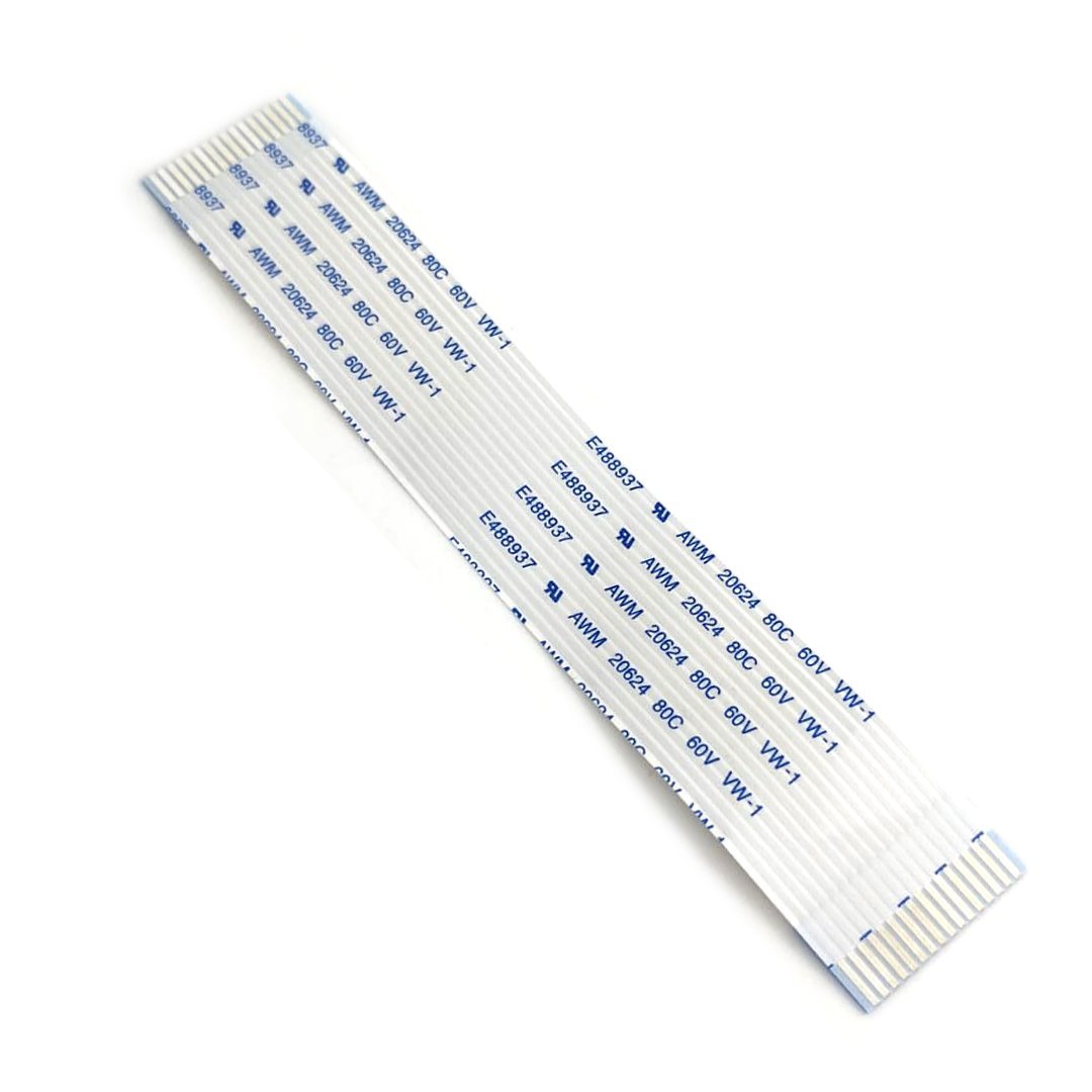 16Pin 1mm Pitch 100mm FFC Same Side Connection Ribbon Flexible Flat Cable