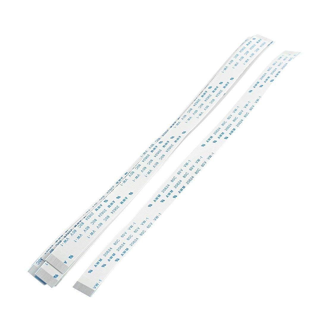 16Pin 0.5mm Pitch 200mm Same Side Connection FFC Ribbon Flexible Flat Cable