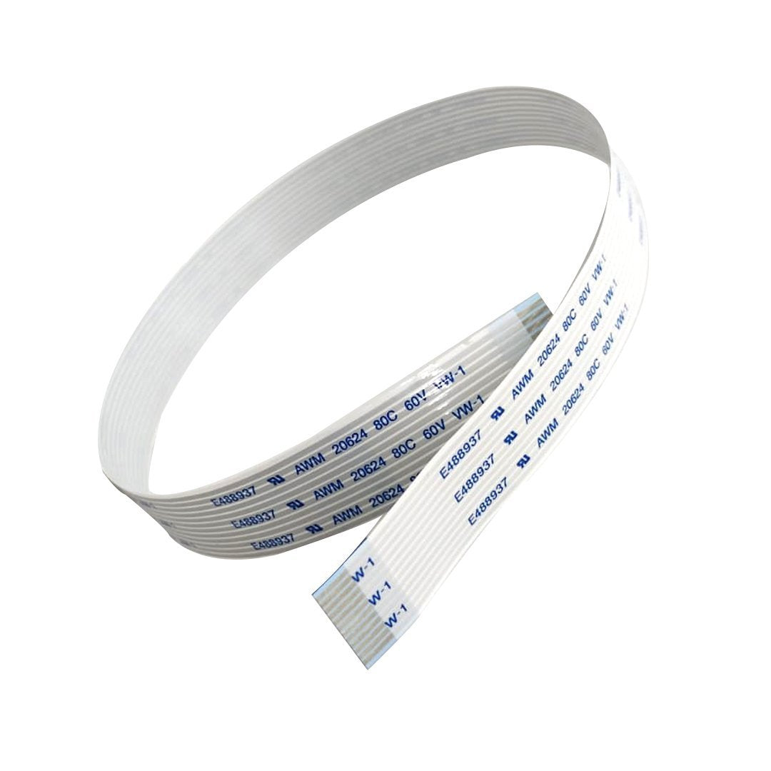 12Pin 1mm Pitch 300mm Same Side Connection FFC Ribbon Flexible Flat Cable