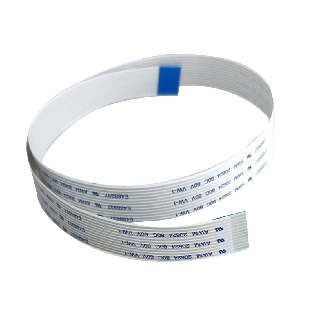 12Pin 1mm Pitch 400mm Same Side Connection FFC Ribbon Flexible Flat Cable