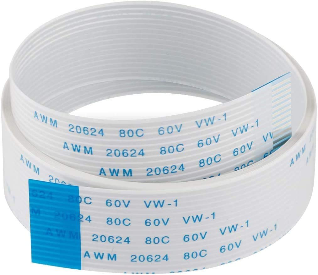 18Pin 0.5mm Pitch 300mm Opposite Side Connection FFC Ribbon Flexible Flat Cable