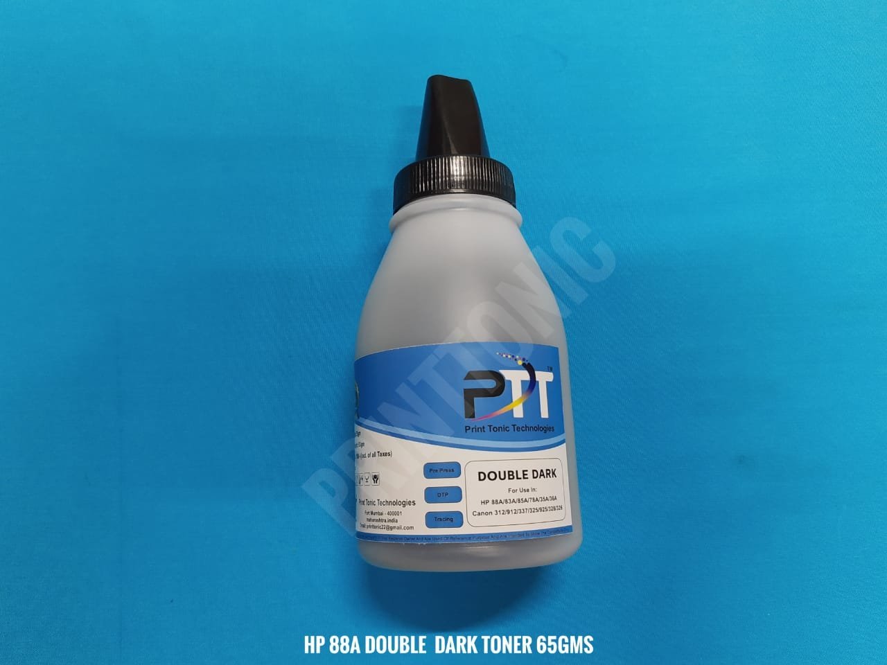 PRINT TONIC HP 88A DOUBLE DARK TONER 65GMS (5 BOTTEL)