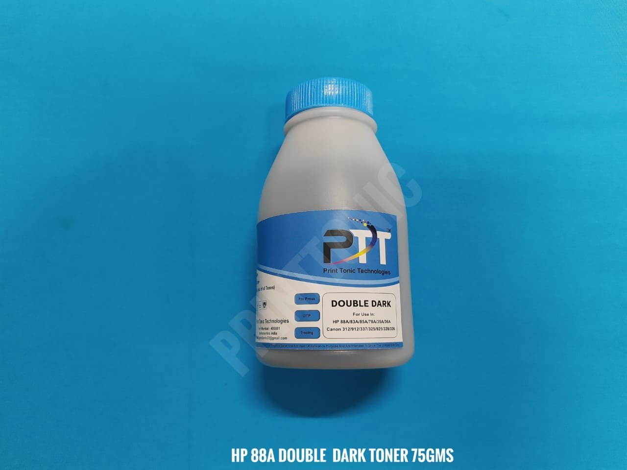 PRINT TONIC HP 88A DOUBLE DARK TONER 75GMS (5 BOTTEL)