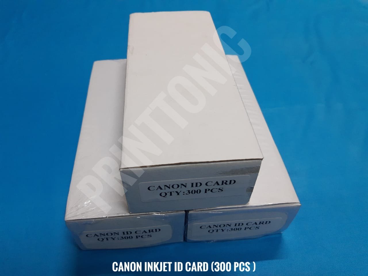 PRINT TONIC CANON INKJET ID CARD  300PCS (3 BOX)