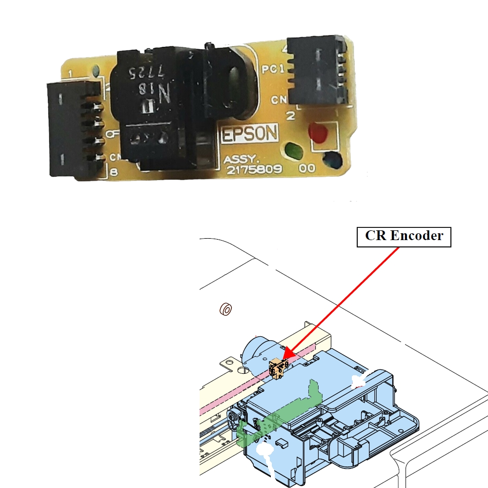 BOARD ASSY, ENCODER FOR EPSON L8050 (2175809)